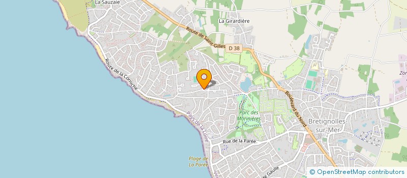 localisation de l'entreprise 938 554 292 à BRETIGNOLLES-SUR-MER