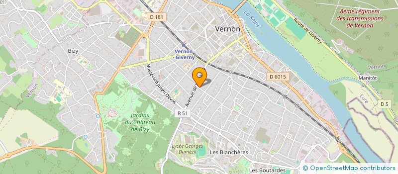 localisation de l'entreprise 938 665 270   VERNON