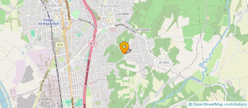 localisation de l'entreprise 938 740 875   ROUSSILLON