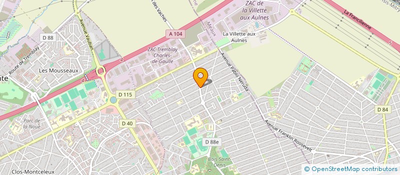 localisation de l'entreprise 938 741 634 à TREMBLAY-EN-FRANCE