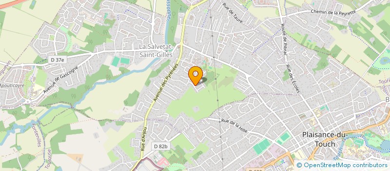 localisation de l'entreprise 938 772 084   LA SALVETAT-SAINT-GILLES