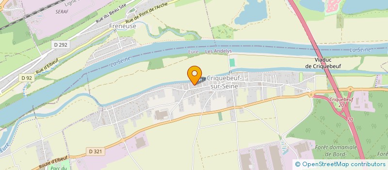 localisation de l'entreprise 938 940 079   CRIQUEBEUF-SUR-SEINE