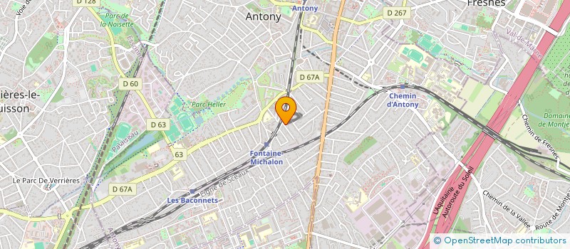 localisation de l'entreprise 938 953 601  à ANTONY