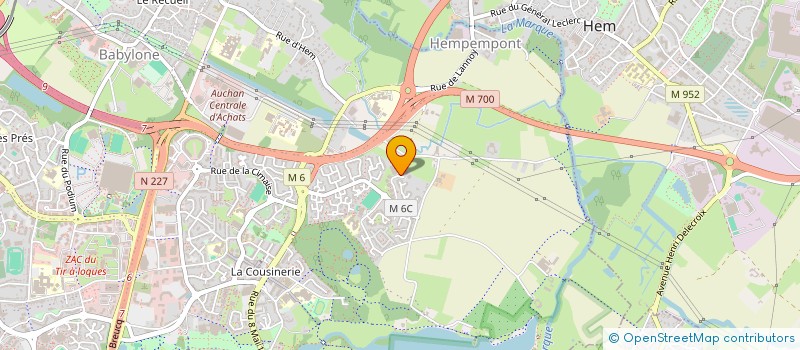 localisation de l'entreprise 938 976 990  à VILLENEUVE-D'ASCQ