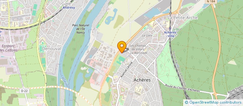 localisation de l'entreprise 938 980 513   ACHERES