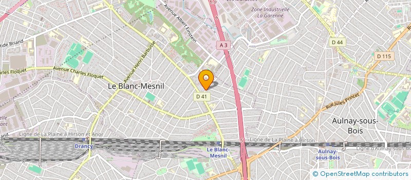 localisation de l'entreprise 939 108 965 à LE BLANC-MESNIL