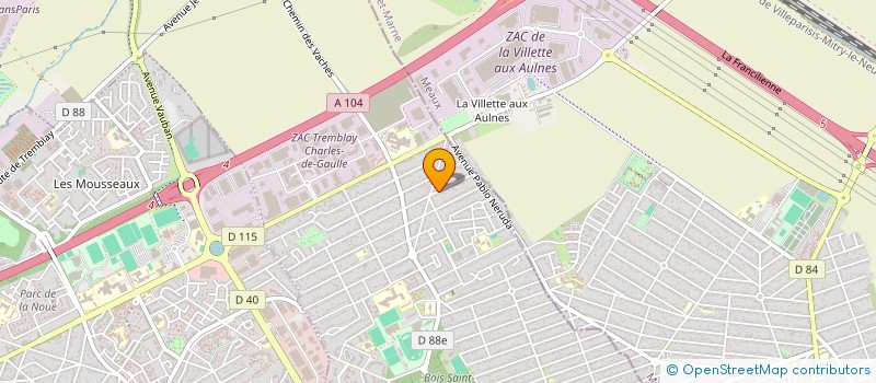 localisation de l'entreprise 939 378 162   TREMBLAY-EN-FRANCE