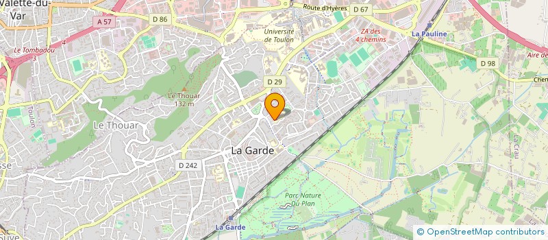 localisation de l'entreprise 939 396 628   LE PRADET