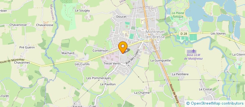 localisation de l'entreprise 939 401 899 à MONTREVEL-EN-BRESSE