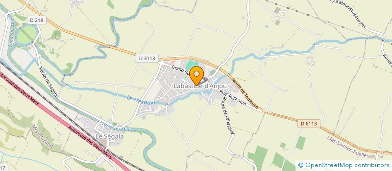 localisation de l'entreprise 939 485 959   LABASTIDE-D'ANJOU
