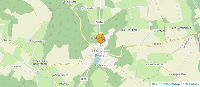 localisation de l'entreprise 939 494 316 à LA MADELEINE-BOUVET