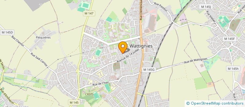 localisation de l'entreprise 939 565 529   WATTIGNIES