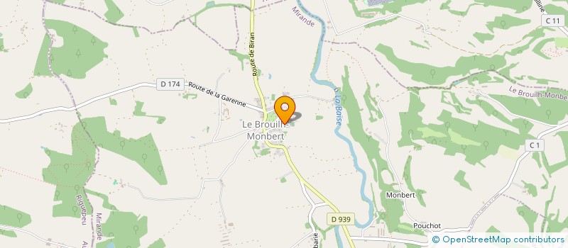 localisation de l'entreprise 939 596 102   LE BROUILH-MONBERT