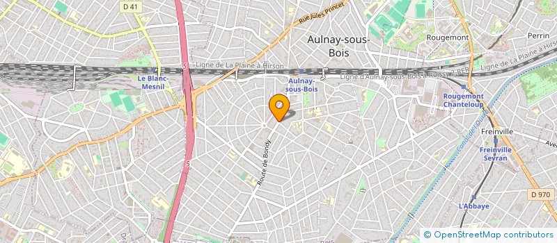 localisation de l'entreprise 939 618 625   AULNAY-SOUS-BOIS