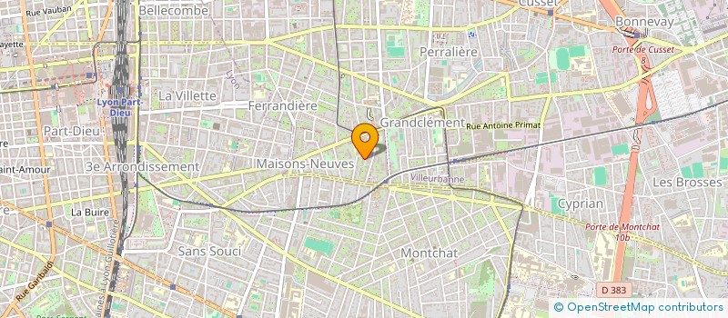 localisation de l'entreprise 939 632 840   VILLEURBANNE