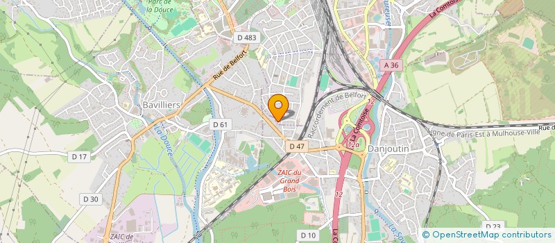 localisation de l'entreprise 939 685 871   BELFORT