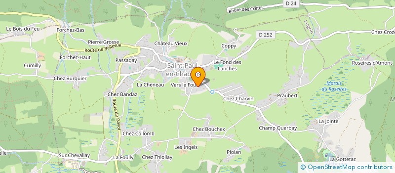 localisation de l'entreprise 939 709 390   SAINT-PAUL-EN-CHABLAIS