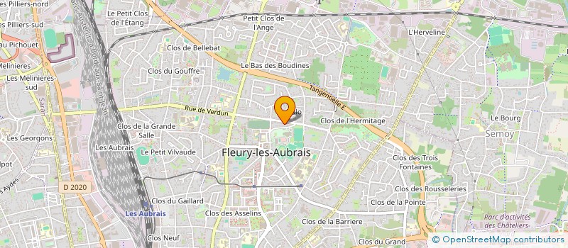 localisation de l'entreprise 939 726 725   FLEURY-LES-AUBRAIS