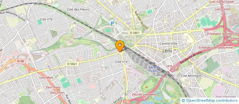 localisation de l'entreprise 939 795 977   LENS