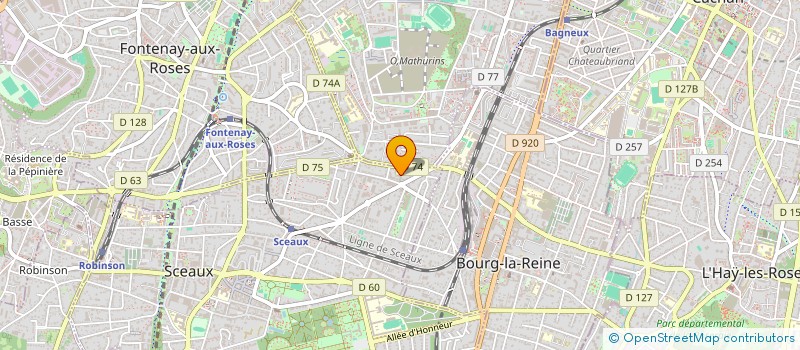 localisation de l'entreprise 939 822 482  à SCEAUX