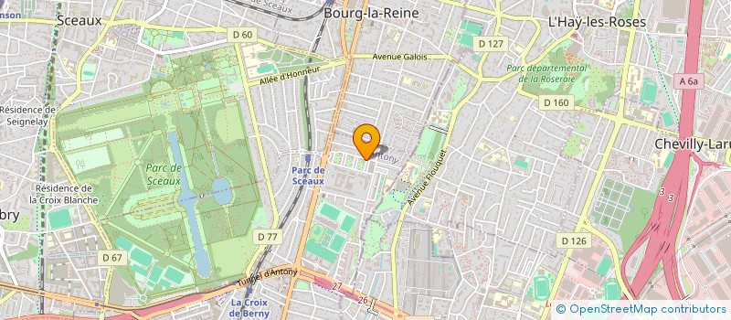 localisation de l'entreprise 939 833 232   ANTONY