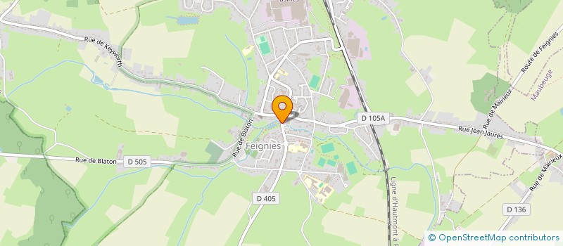 localisation de l'entreprise 939 854 188   FEIGNIES