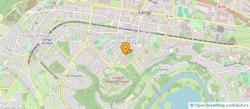 localisation de l'entreprise 939 863 809   CERGY