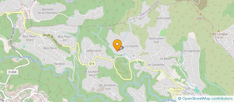 localisation de l'entreprise 939 884 672   BIOT