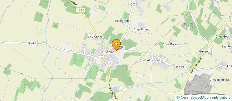 localisation de l'entreprise 939 957 577   GREZAC