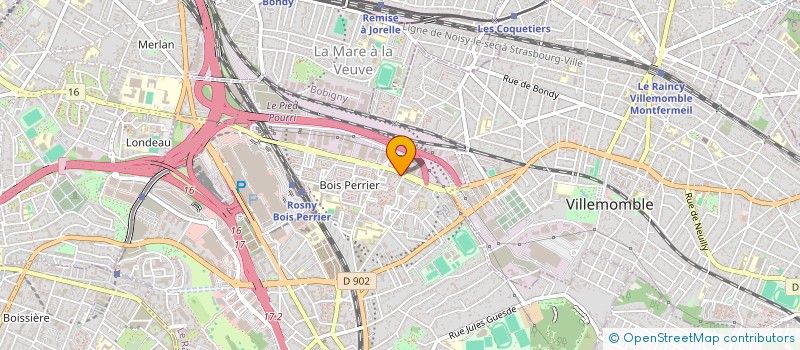 localisation de l'entreprise 939 965 398   BOBIGNY