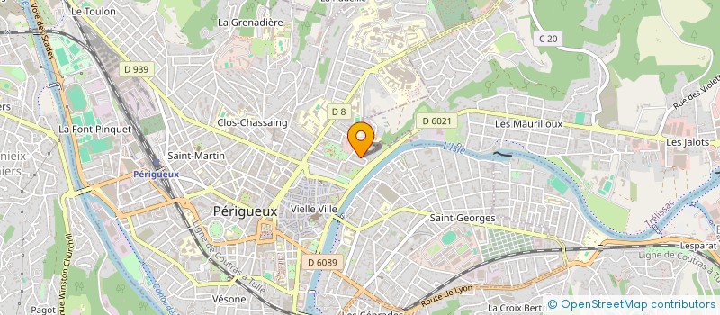 localisation de l'entreprise 93BP  PERIGUEUX