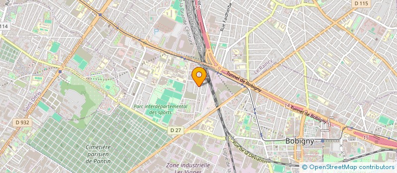 localisation de l'entreprise 93DECIBELS  BOBIGNY