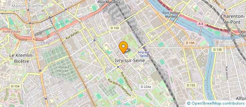 localisation de l'entreprise 94 BPM  IVRY-SUR-SEINE