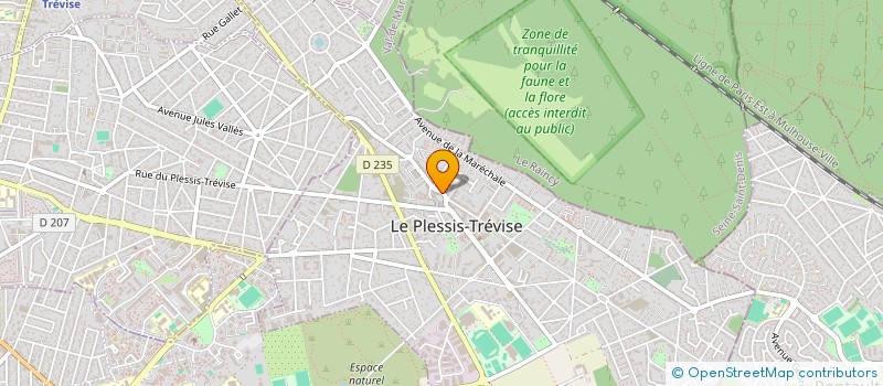 localisation de l'entreprise 94 ELECTRIQUE  LE PLESSIS-TREVISE