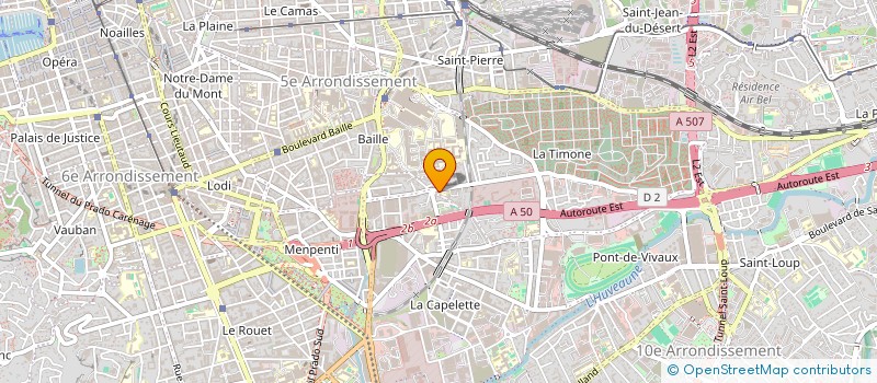 localisation de l'entreprise 94 TIMONE à MARSEILLE