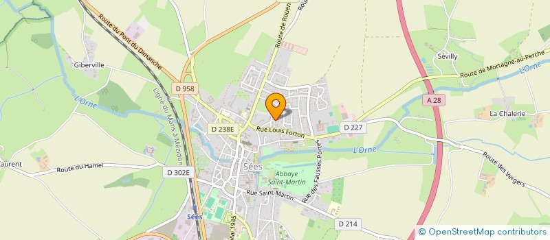 localisation de l'entreprise 940 031 701 à VIMOUTIERS