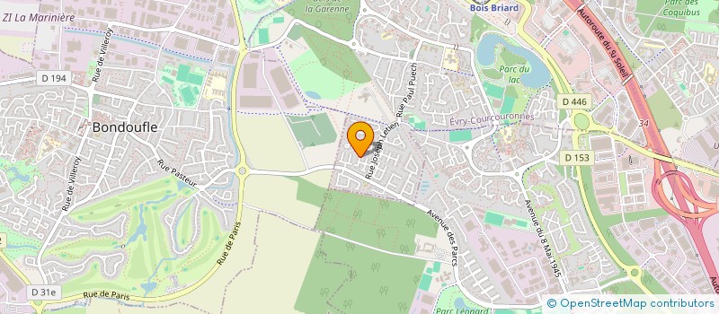 localisation de l'entreprise 940 043 482   EVRY-COURCOURONNES