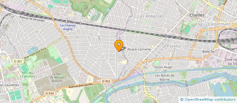 localisation de l'entreprise 940 072 663 à GAGNY