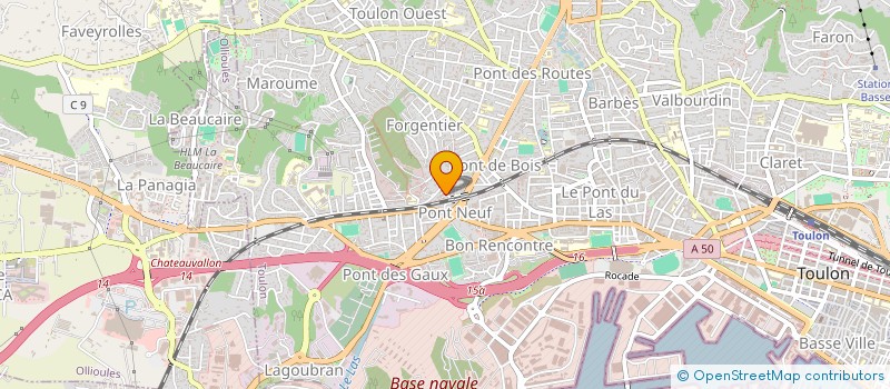 localisation de l'entreprise 940 087 737   TOULON