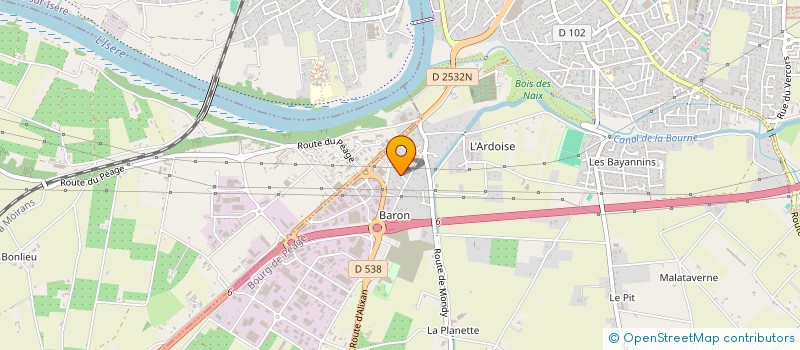 localisation de l'entreprise 940 105 372   BOURG-DE-PEAGE