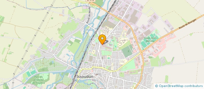 localisation de l'entreprise 940 115 629 à ISSOUDUN