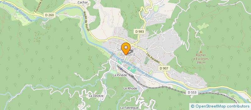 localisation de l'entreprise 940 166 259   SAINT-JEAN-DU-GARD