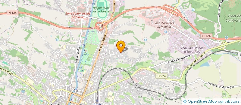 localisation de l'entreprise 940 285 331   AUCH