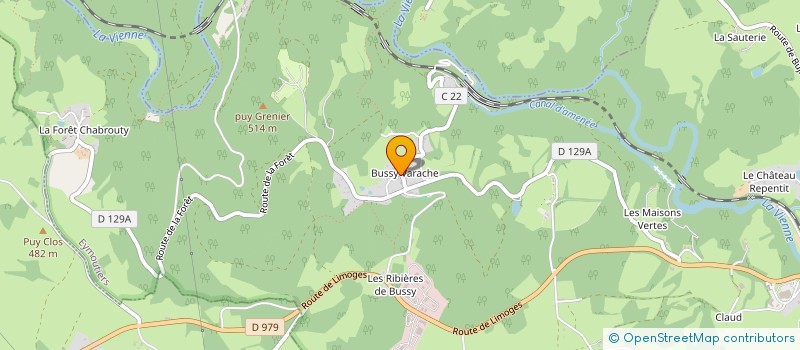 localisation de l'entreprise 940 319 601   EYMOUTIERS