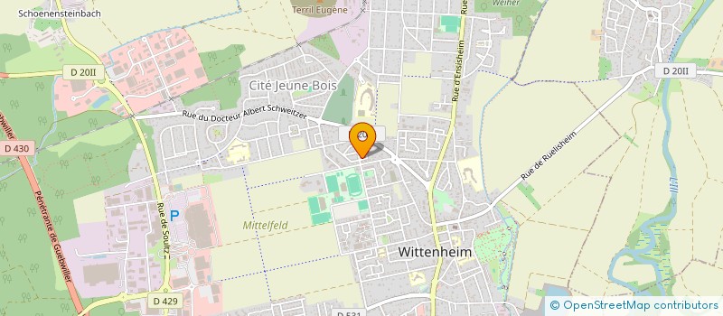 localisation de l'entreprise 940 320 088   WITTENHEIM