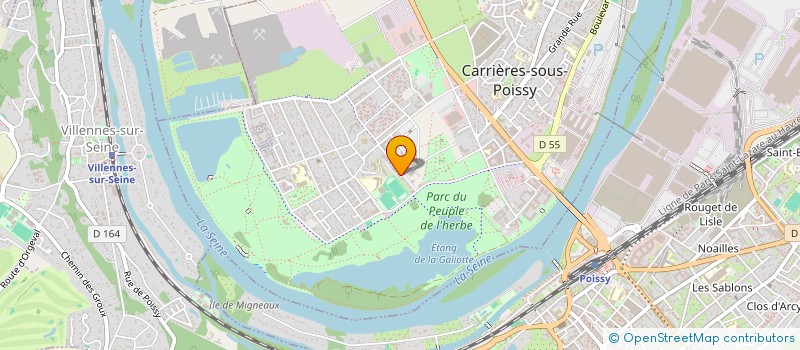 localisation de l'entreprise 940 380 793   CARRIERES-SOUS-POISSY