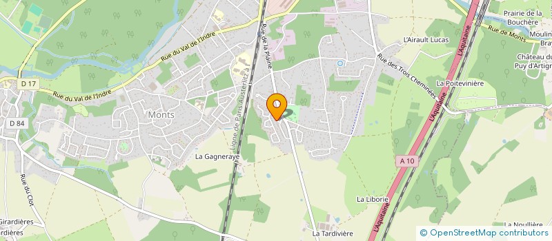 localisation de l'entreprise 940 406 507   MONTS