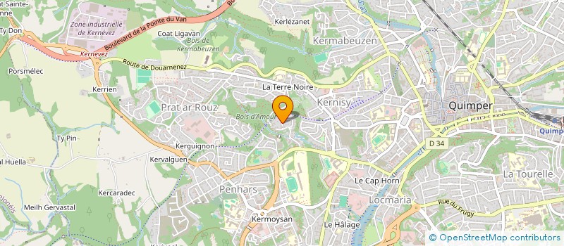 localisation de l'entreprise 940 428 493   QUIMPER