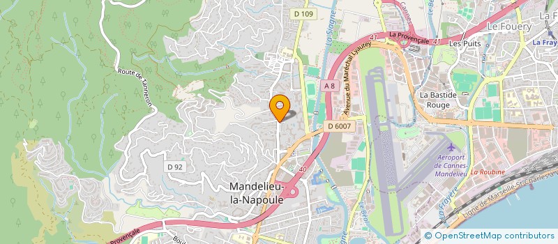 localisation de l'entreprise 940 455 884   MANDELIEU-LA-NAPOULE