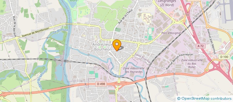 localisation de l'entreprise 940 459 902   ANDREZIEUX-BOUTHEON